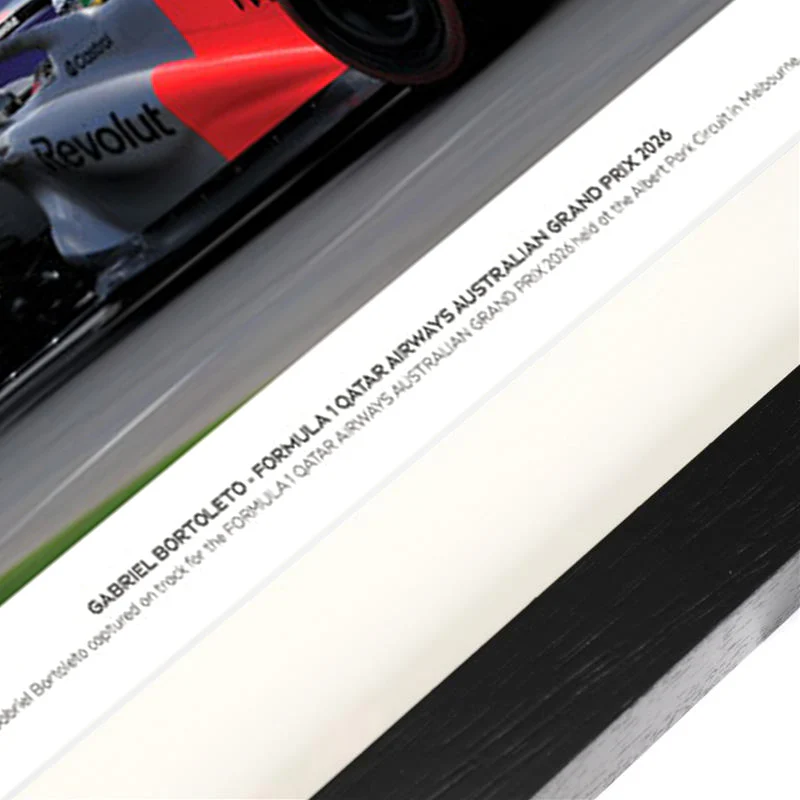 Gabriel Bortoleto 2026 Audi Revolut F1 Team Signed Photo - Australian GP - Image 5