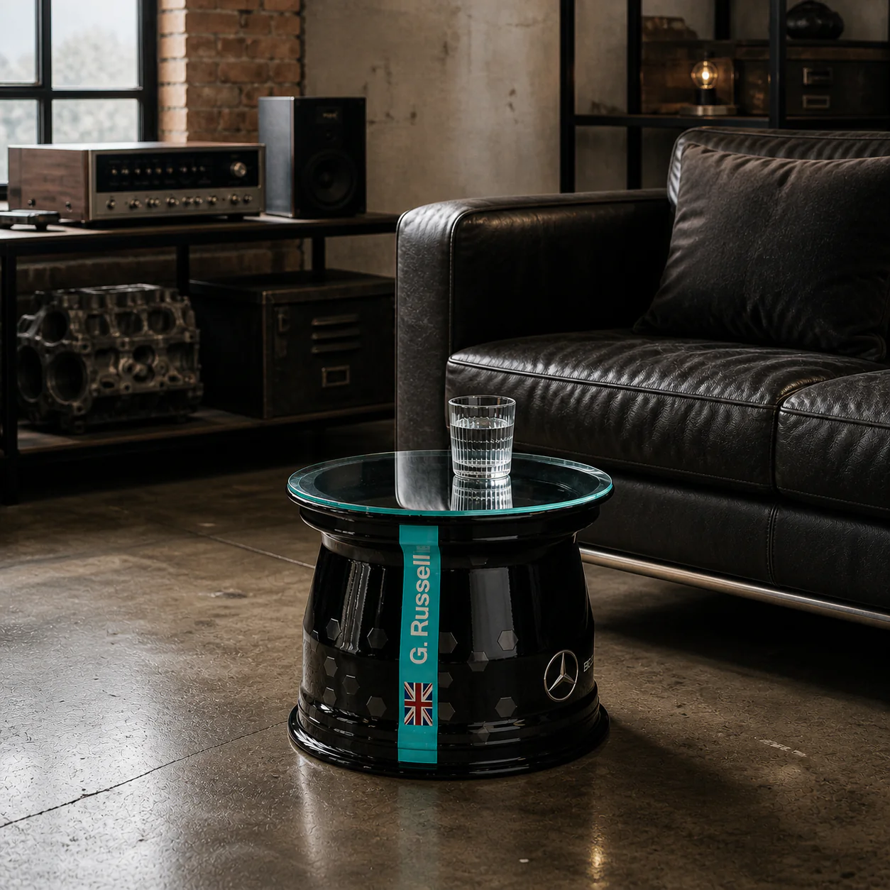 George Russell 2022 Mercedes-AMG F1 Front Wheel Rim Table - Image 2