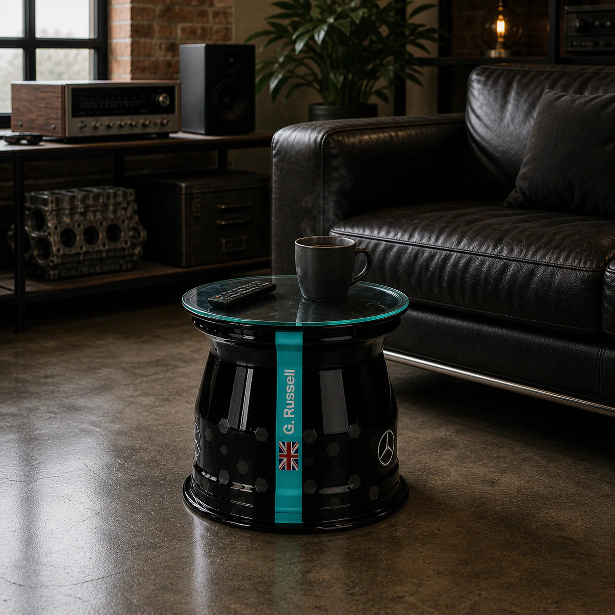 George Russell Mercedes-AMG Petronas F1 Team 2022 Rear Wheel Rim Table - Image 2