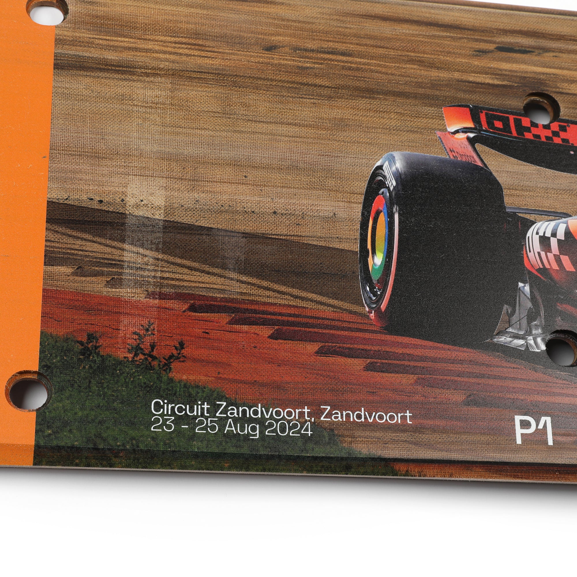 Lando Norris 2024 McLaren Race Used Rear Skid Plank Wall Art - Dutch GP - Image 6