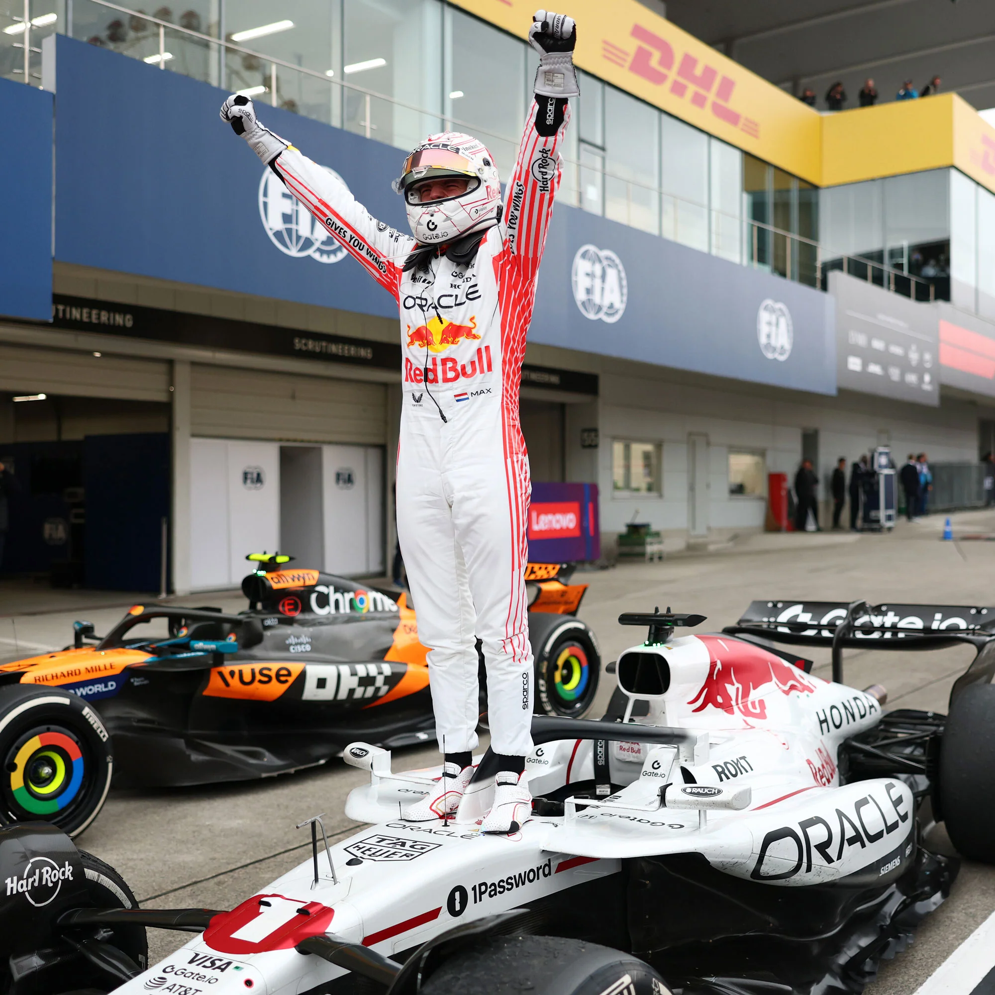 Max Verstappen 2025 Oracle Red Bull Race Suit - Japanese GP - Image 10
