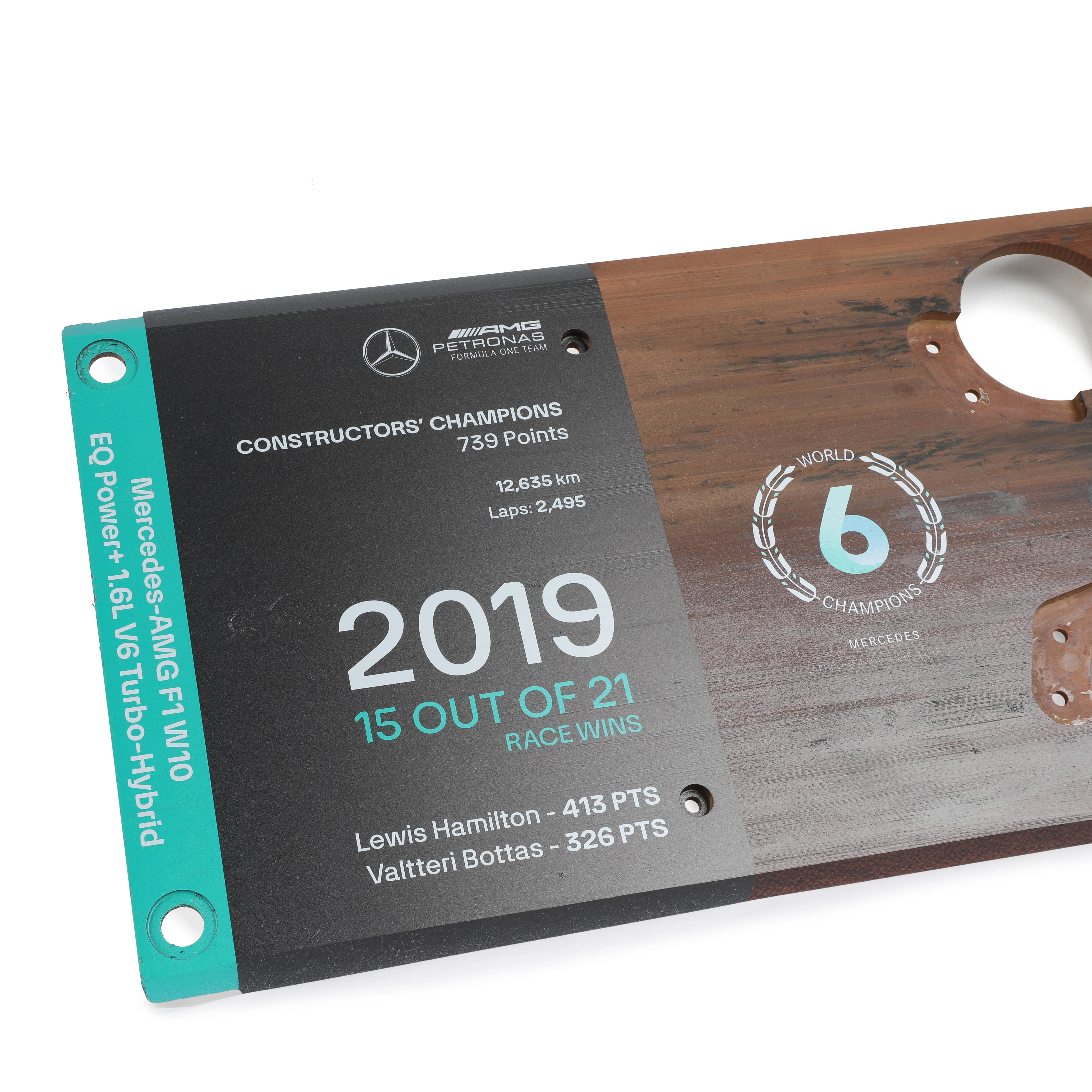 Mercedes-AMG F1 Team 2019 Skid Plank - Image 4