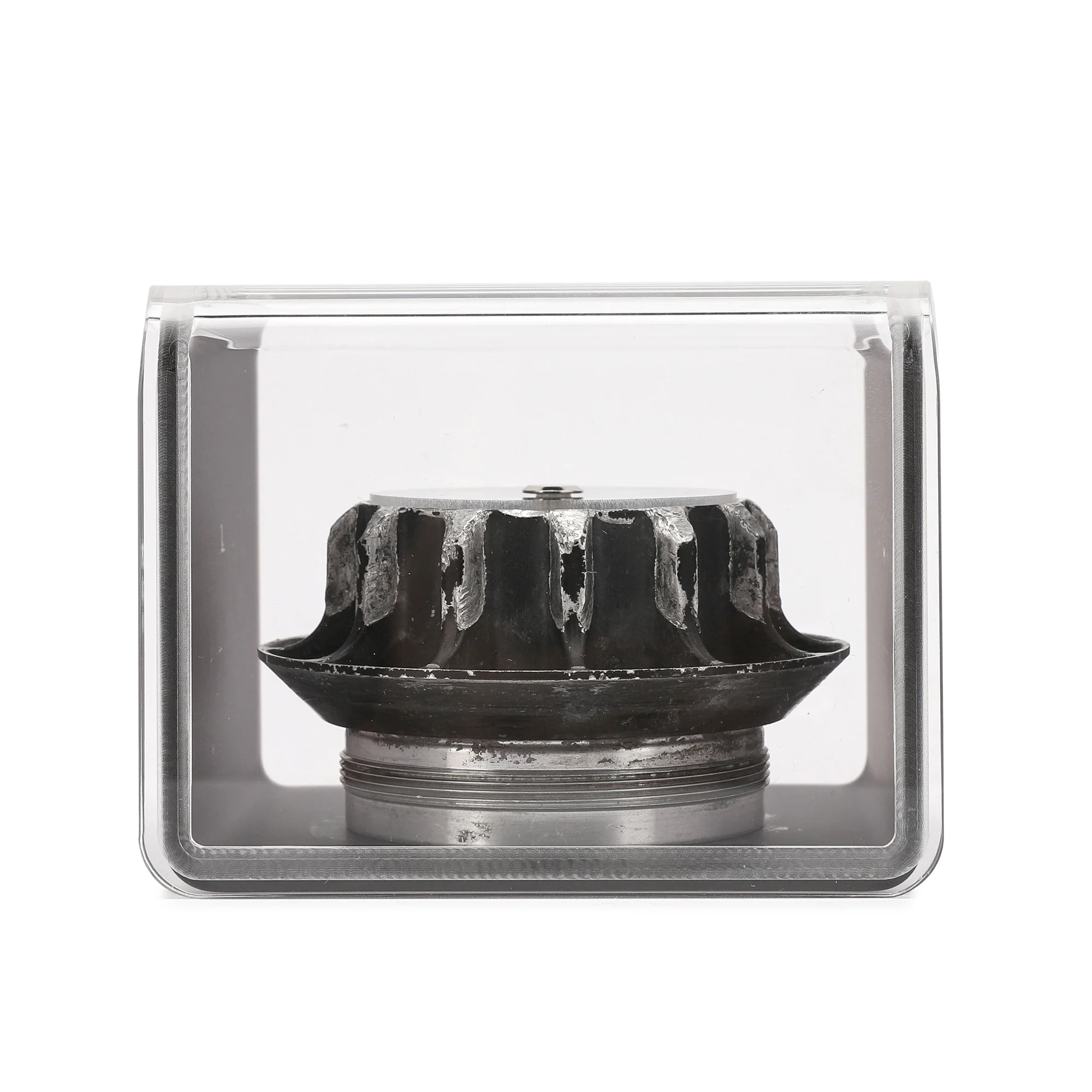 Mercedes AMG Petronas 2011 Grand Prix Used Wheel Nut in Display Case - Image 3