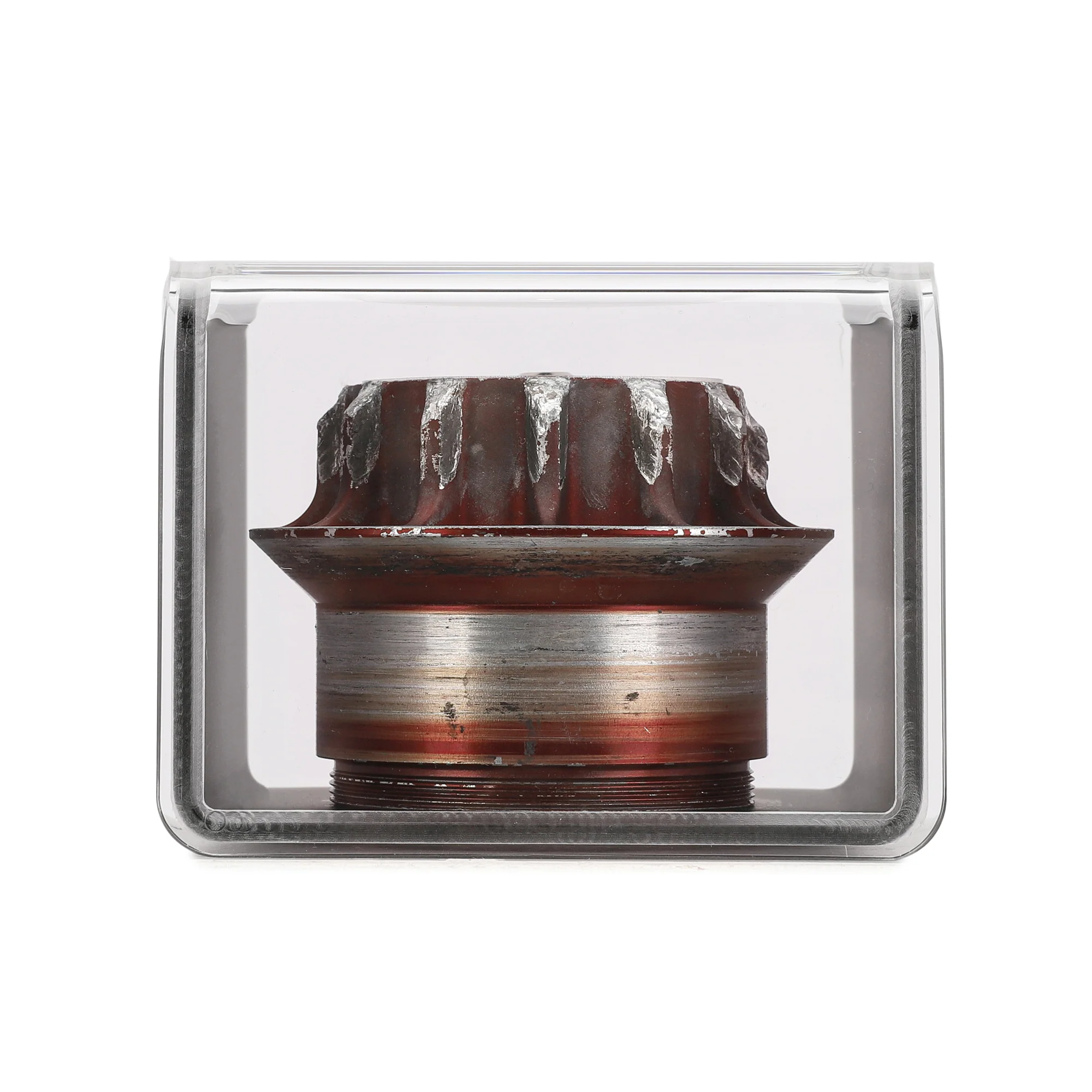 Mercedes-AMG Petronas 2013 Grand Prix Used Red Wheel Nut in Display Case - Image 3