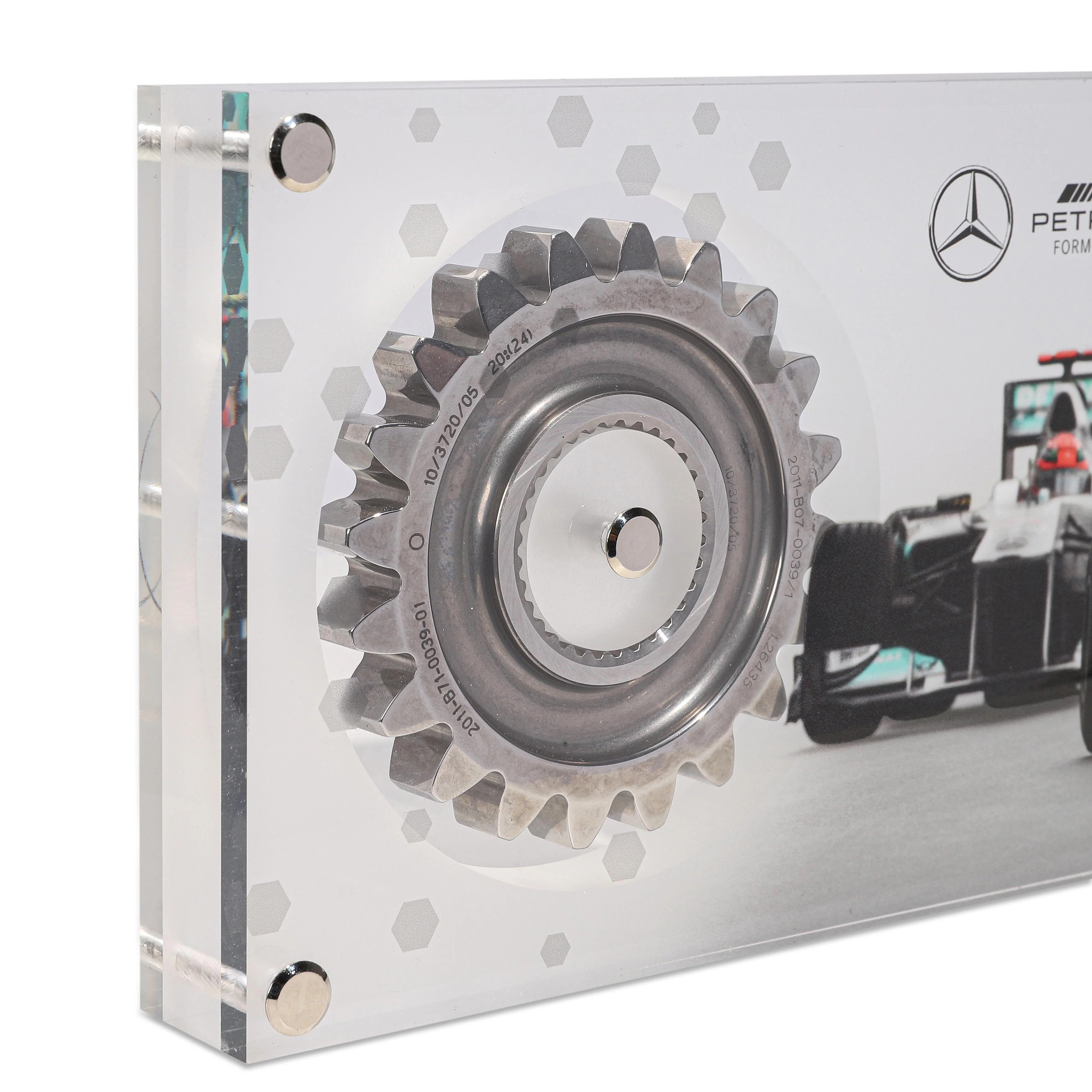 Mercedes AMG Petronas 2011 Gear Ratio in Acrylic - Image 4