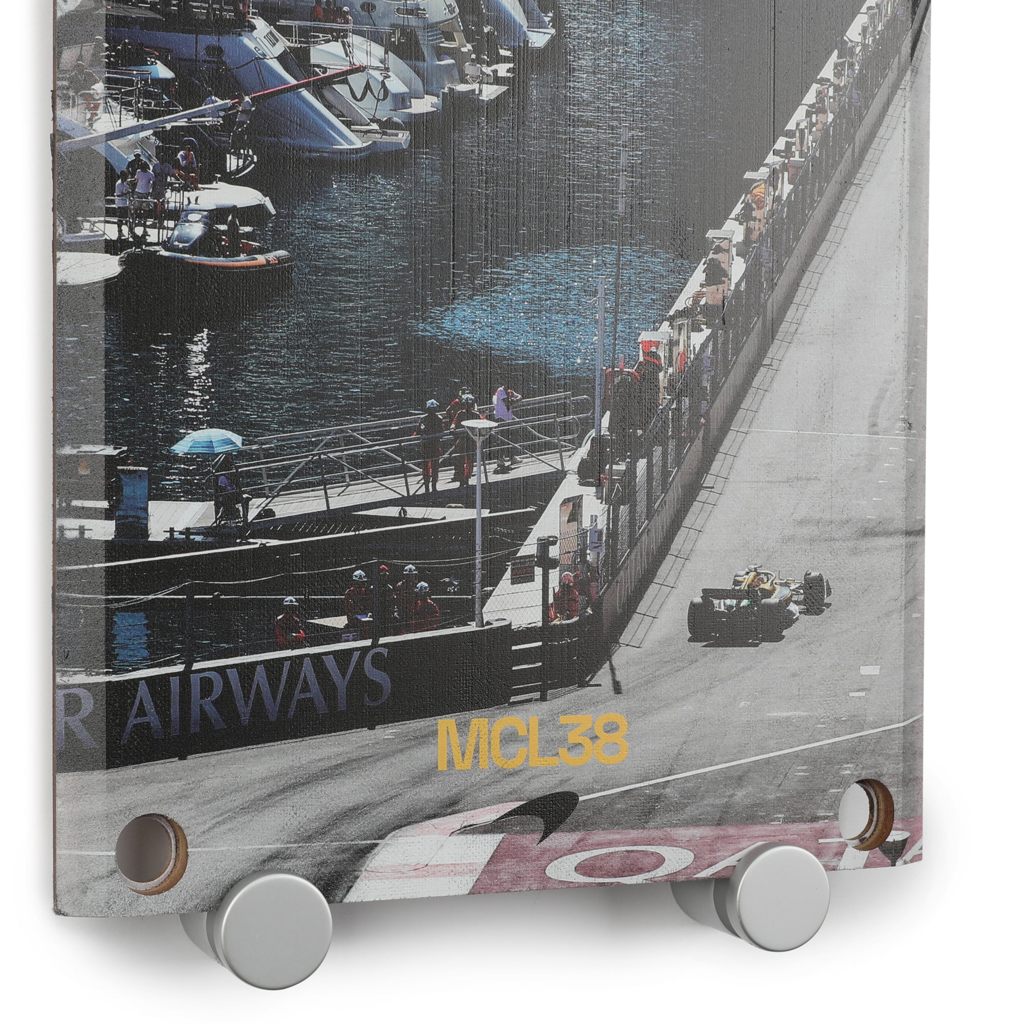 Oscar Piastri 2024 McLaren Grand Prix Used Front Skid Plank Wall Art - Monaco GP - Image 7