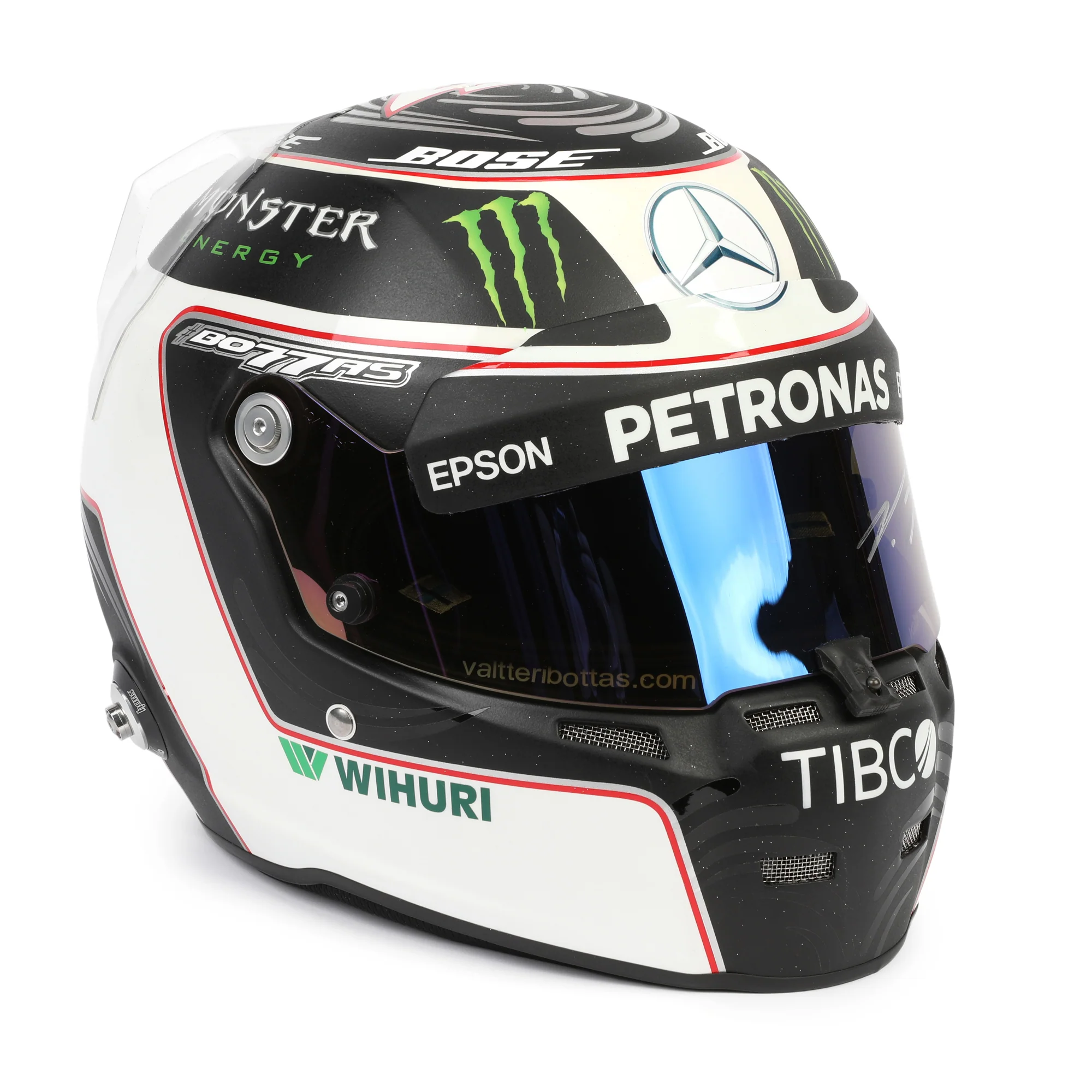 Valtteri Bottas 2017 Signed Official Replica Helmet - Image 3