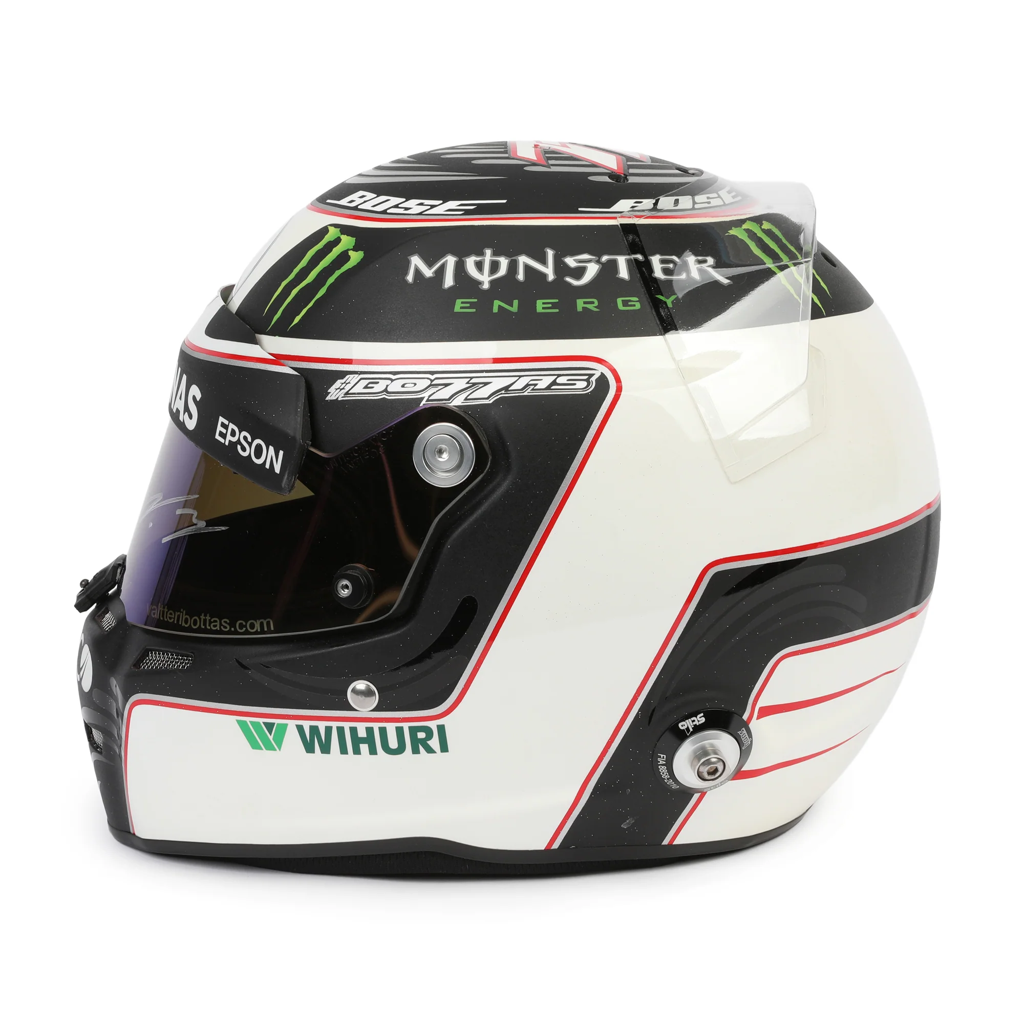 Valtteri Bottas 2017 Signed Official Replica Helmet - Image 5