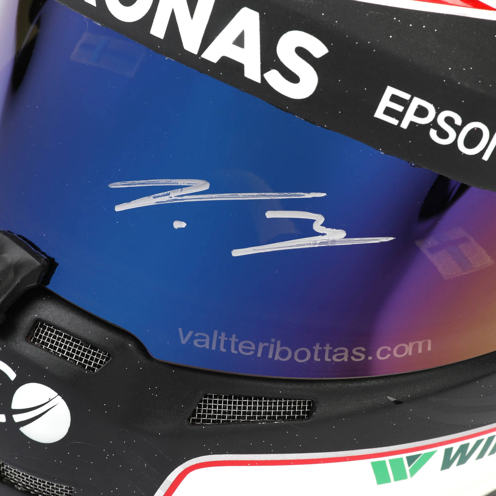 Valtteri Bottas 2017 Signed Official Replica Helmet - Image 9